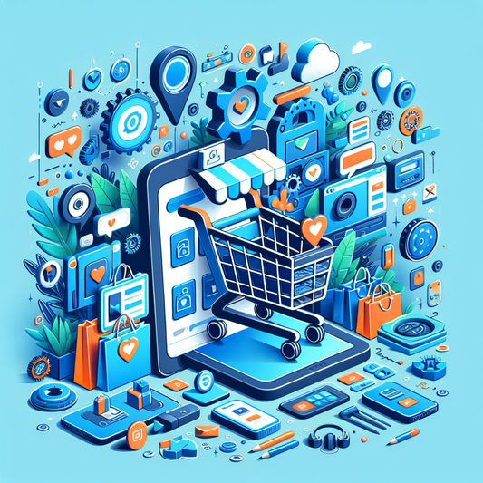 Planning and building a Shopify website on a computer